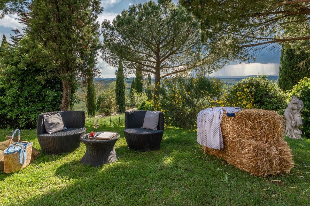 Tuscany Balcony: Crete Senesi Casetta Zewnętrze zdjęcie
