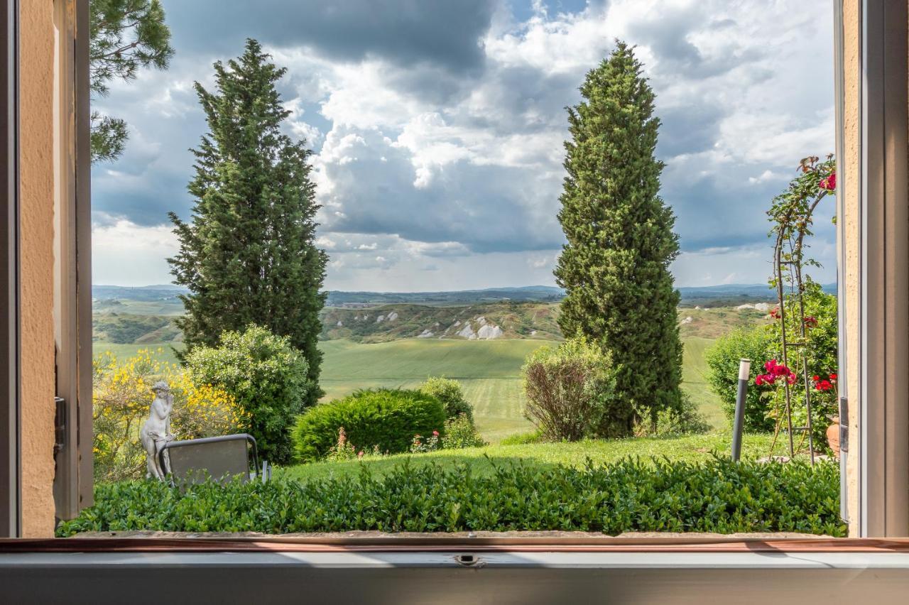 Tuscany Balcony: Crete Senesi Casetta Zewnętrze zdjęcie